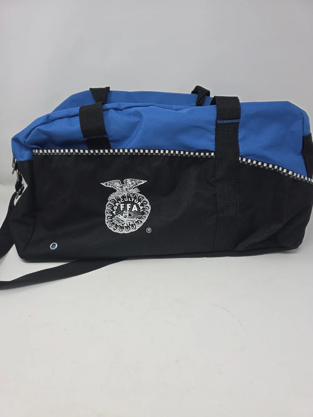 FFA National Future Farmers of America Duffle Bag Travel Gym Blue Black Atchison